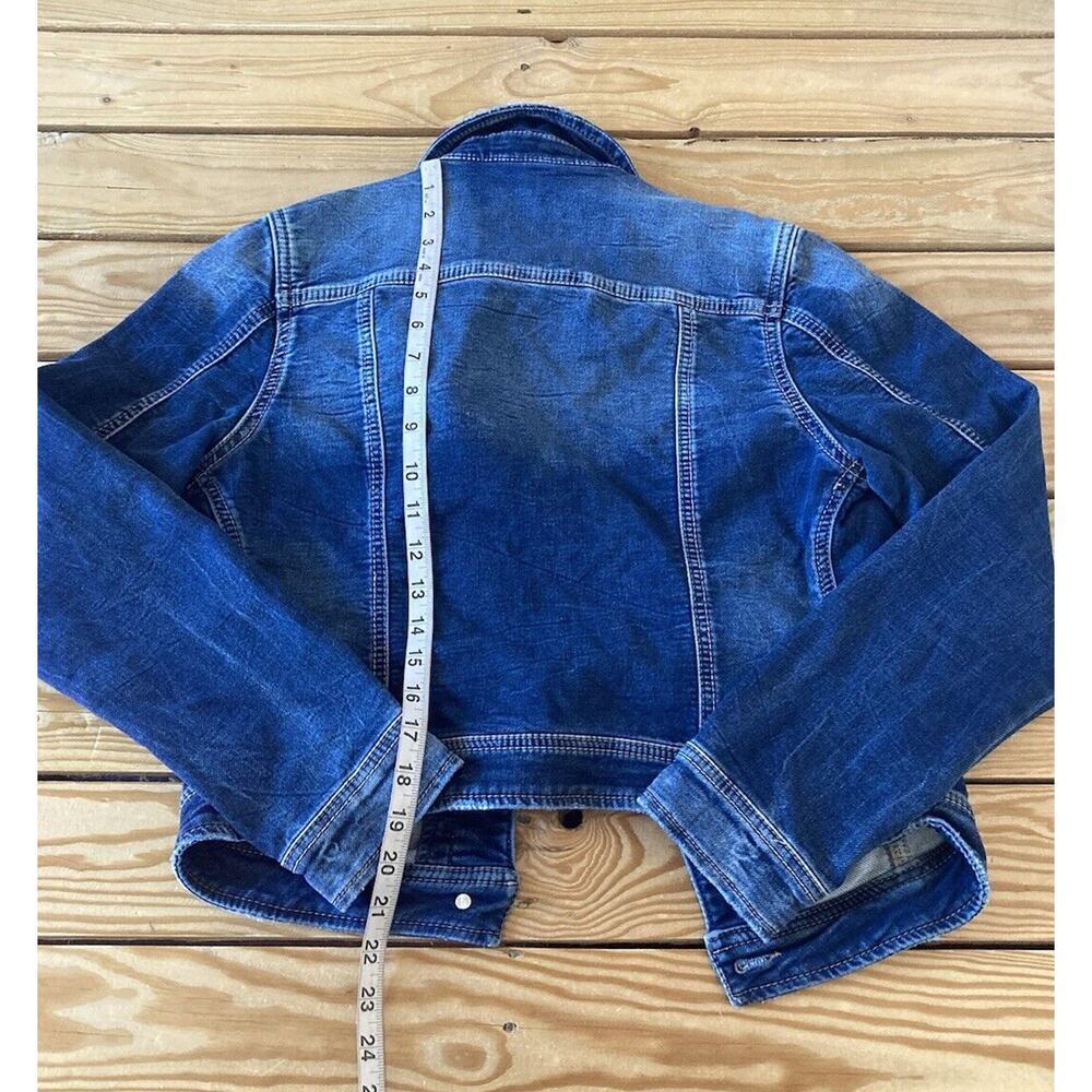 Silver Jeans Denim Jacket Size Small Women’s Blue Button Front - Picture 6 of 8